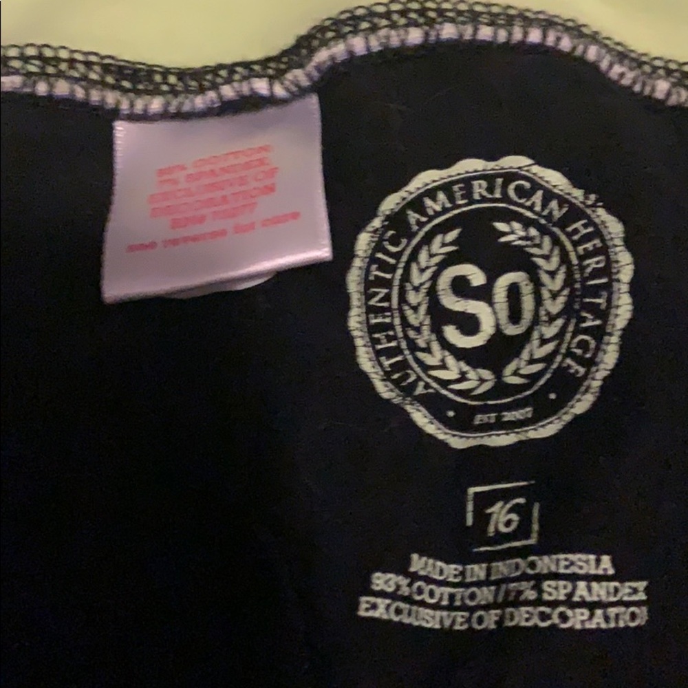 girls 16 capri SO yoga pants - Picture 4 of 5